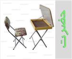 ● میزوصندلی تحریر تاشو باکسدار (عروسکی)<br>